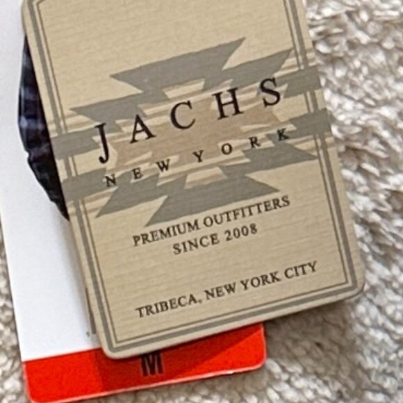 Jachs New York Men's Wool Blend Jacket Size M Blue Plaid Sherpa Lined Ragged NEW - Picture 9 of 14